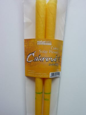 NaturheliX® Čakrové svíčky Žluté (2 ks)